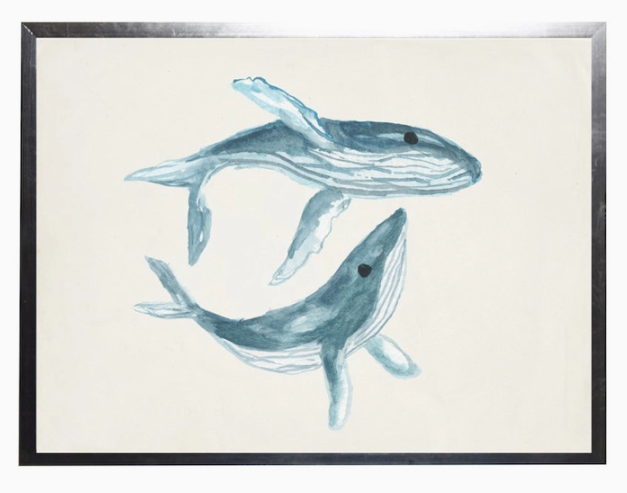 Watercolor Whales - Online Only