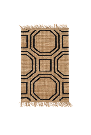 Hexile Hand Knotted Jute Rug   2' x 3'
