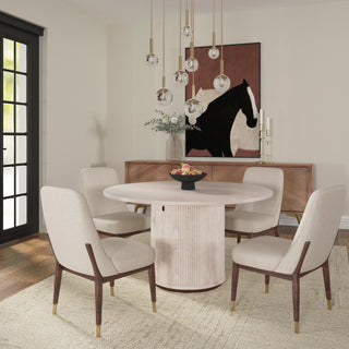 Rylee Transitional Solid Indoor Dining Table
