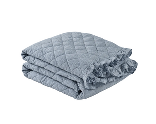 Parris Stripe Linen Quilt
