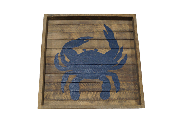 16x16 Tobacco Tray Square Crab IS