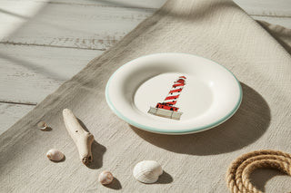 Lighthouse Michigan Round Plate

