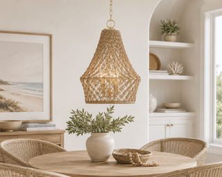Macrame   4 Light Pendant
