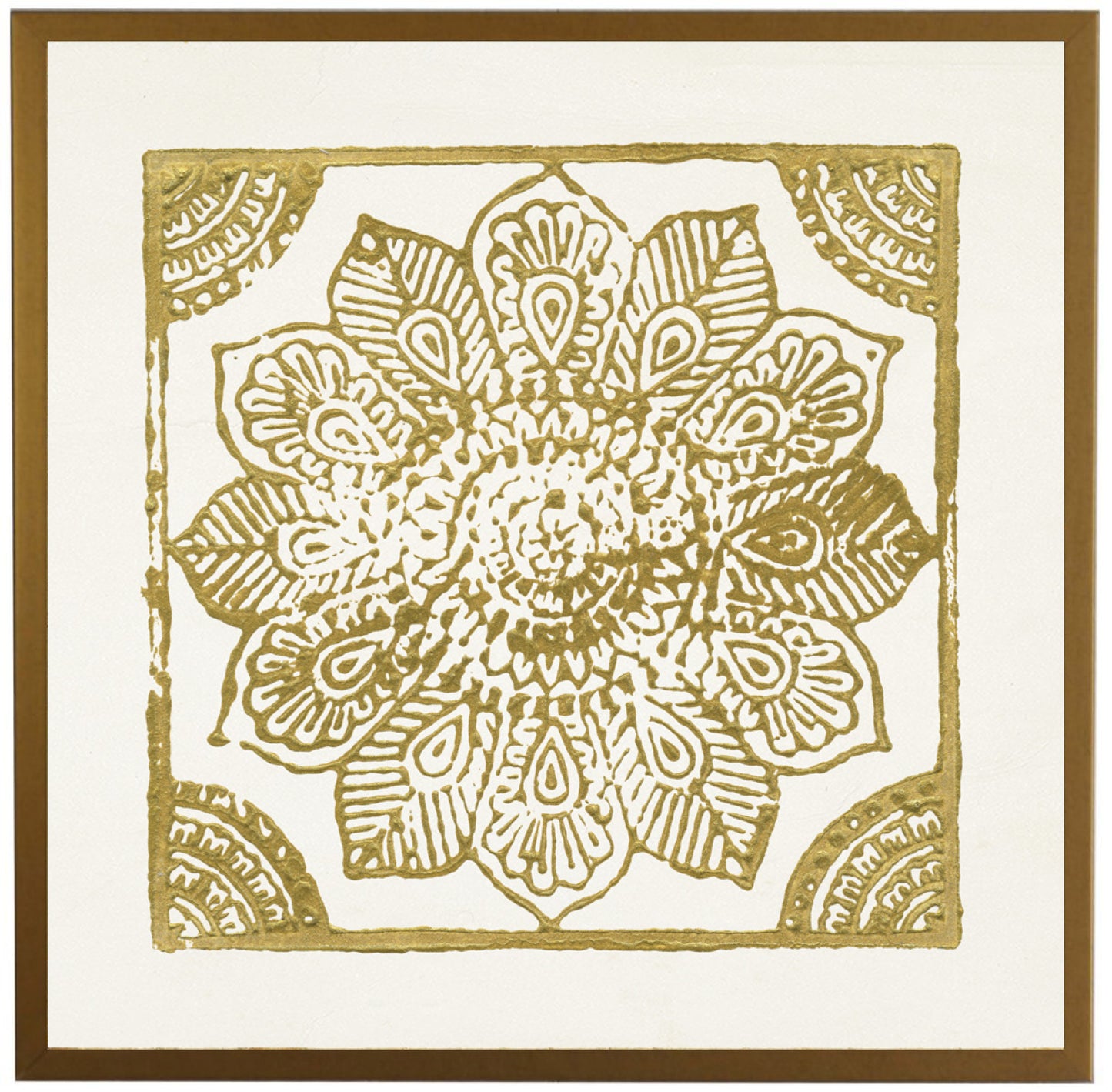 Gold Block Print C - Online Only