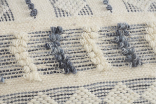 Handmade Flat Woven Wool Pouf – Quick Seat or Ottoman
