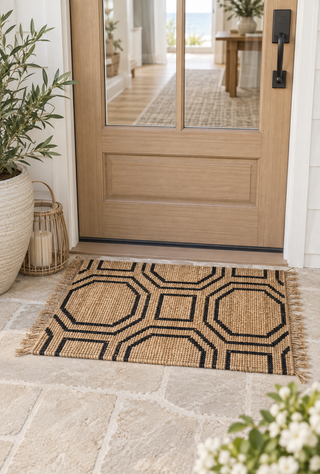 Hexile Hand Knotted Jute Rug   2' x 3'
