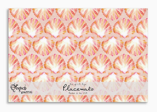Scallop Shells Paper Placemats
