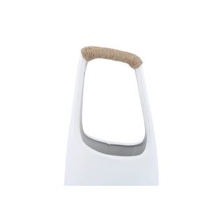 Vase with Rattan Wrapped Handle
