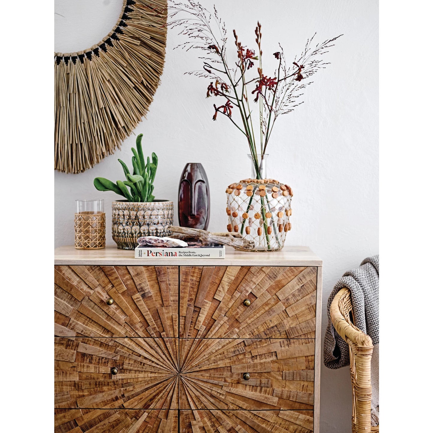 Embossed Stoneware Planter