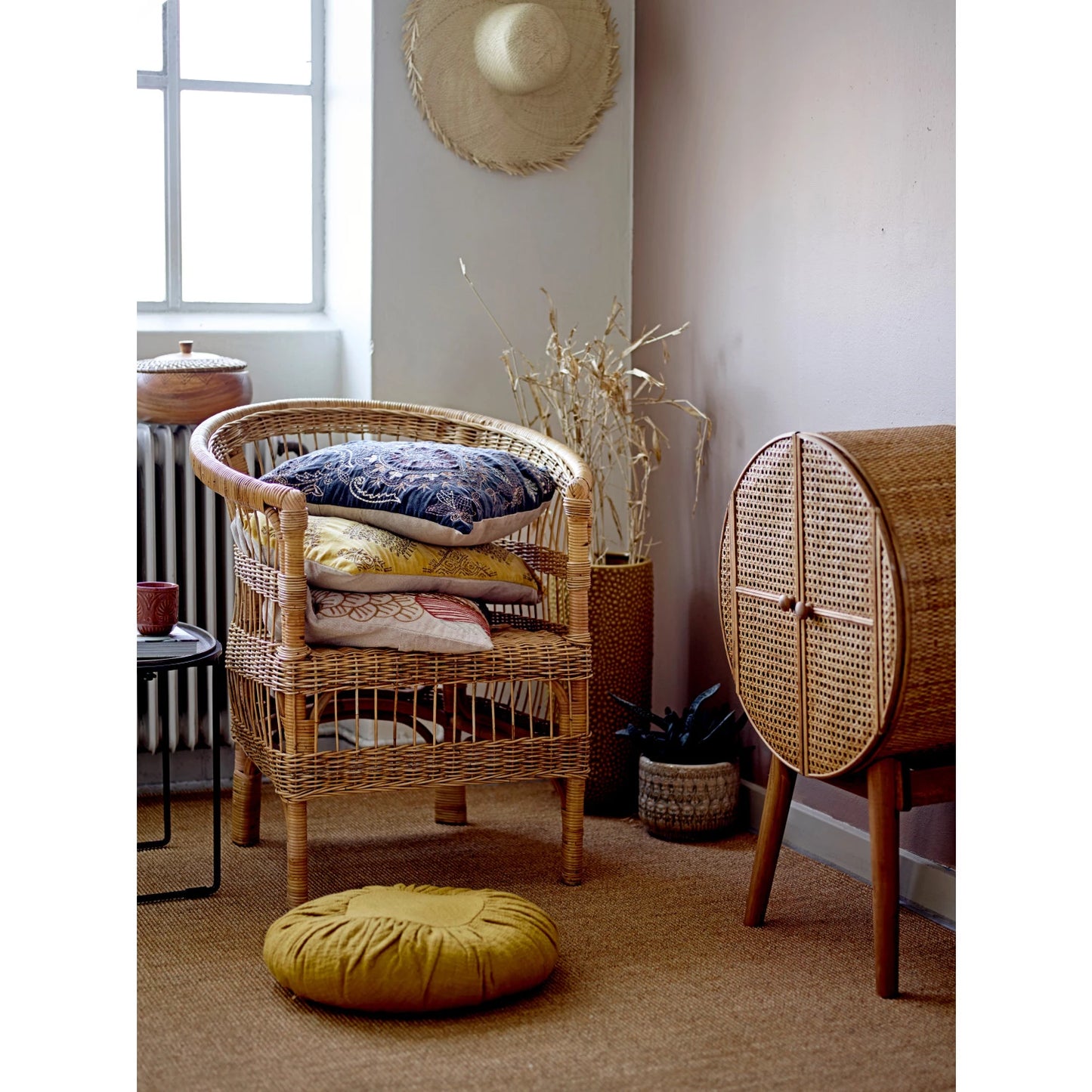 Embossed Stoneware Planter