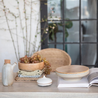 Square Jute Crocheted Pot Holder, Natural
