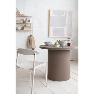 Hand Painted Canvas Wall Décor w/ Abstract Design, Grey, Cream Color & Gold Finish Edge
