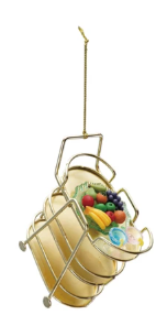 3-1/2"H - 6"H Metal Bar Cart Ornament II