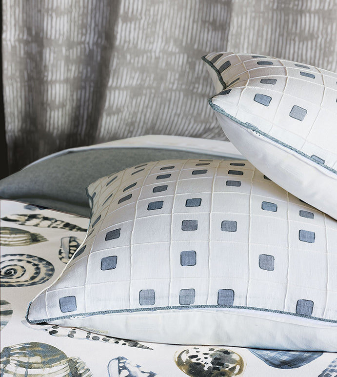 Persea Pintuck Decorative Pillow 24x24