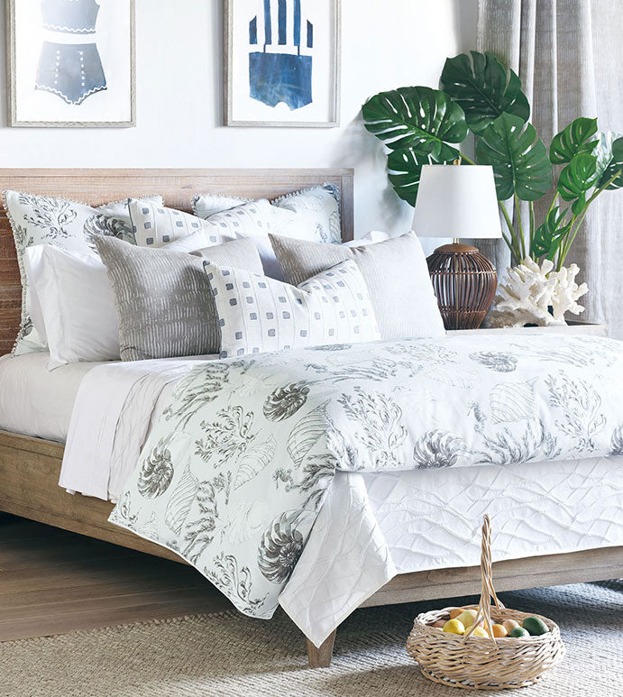 Persea Pintuck Decorative Pillow 24x24