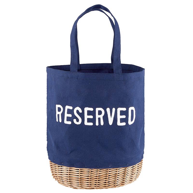 Face to Face Canvas Picnic Bag - Reserved