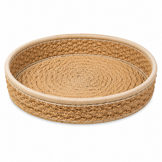 Gaia Round Woven Wall Decor Basket Large
