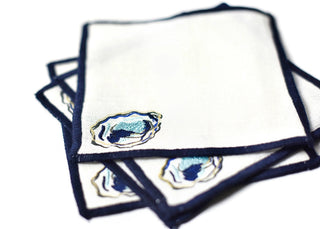 Set of 4   Oyster Coasters
