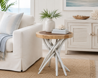 Liberte Round Side Table With Stick Base
