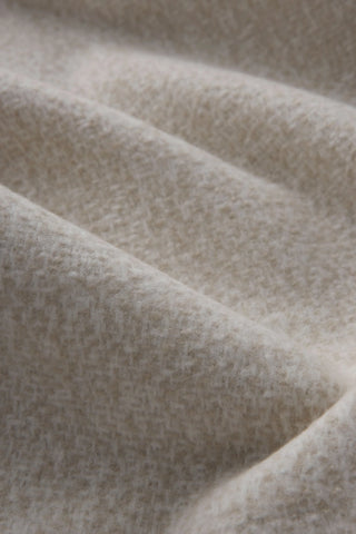 Tweed Weave Throw with Fringe
