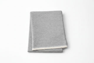 Cotton Blend Mini Herringbone Throw with Eyelash Fringes
