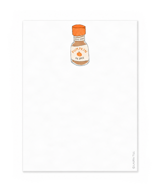 Pumpkin Spice Notepad
