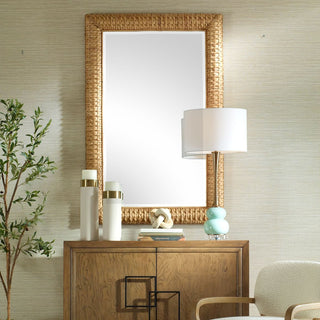 Twisted Seagrass Rectangular Mirror
