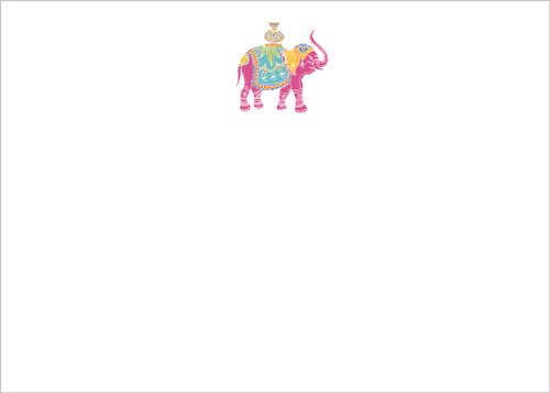 Royal Elephant Multi Correspondence C Size Printed 12-In