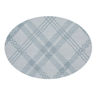 Set of 4 Ribbons Placemats   Blue
