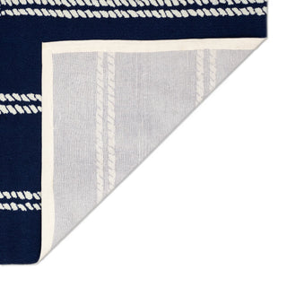 Navy Ropes Capri Rug 24" x 36"
