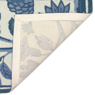 Floral Vine Blue Rug 24" x 36"

