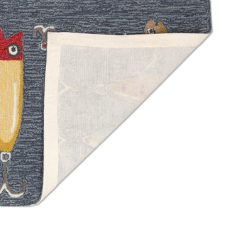 Playing Hooky Grey Rug 24" x 36"
