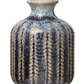 Embossed Stoneware Vase