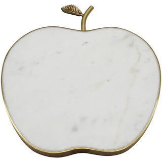 White Marble Apple Cheese Board
