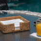 Rattan Napkin Holder with Cutout