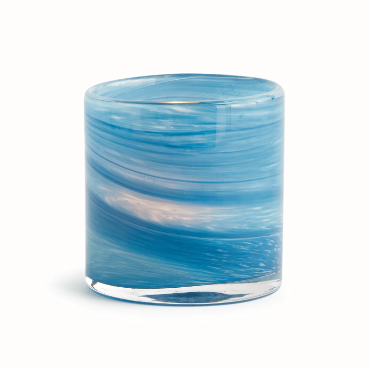 BARCLAY BUTERA SEASIDE GLASS HURRICANE