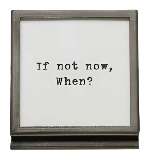 Frame with Easel and Saying IV