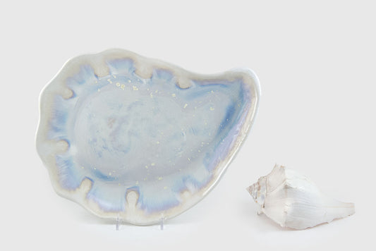 Large Oyster Plate Pearl