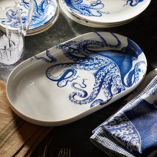 Blue Lucy Large Oval Platter
