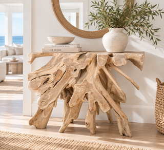 Natura Root Console Table, Natural
