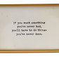 Metal & Glass Frame w/ Easel & Saying, Gold Finish III