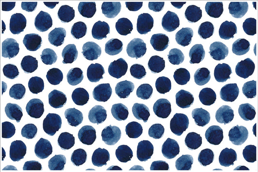 Blue Dots Paper Placemats