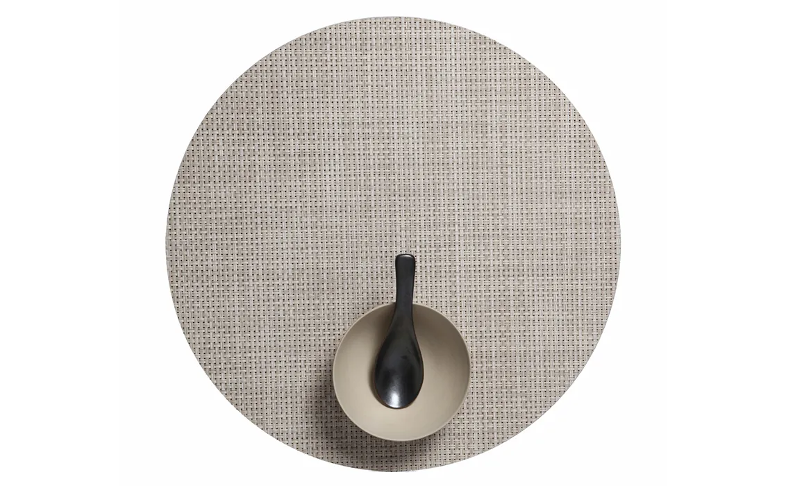 Basketweave Tablemat - Round 15" - Online Only