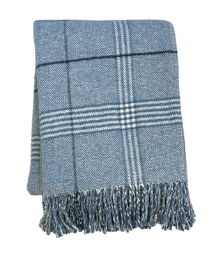 Windowpane Plaid Throw
