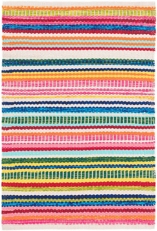 Bright Stripe Indoor/Outdoor Rug 2x3