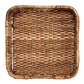 Hand-Woven Rattan Trays with Handles - Small