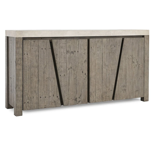 Durant Solid Wood 4Dr Sideboard
