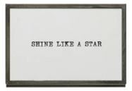 Frame with Easel and Saying II