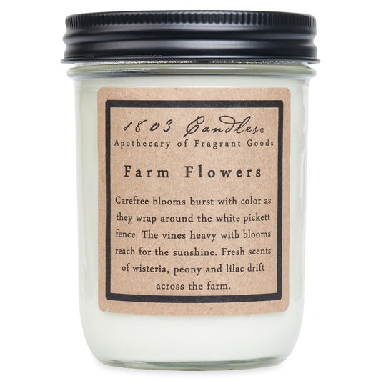 Farm Flowers Soy Candle 14 oz.