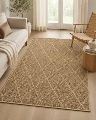 Diamond Woven Sisal Rug
